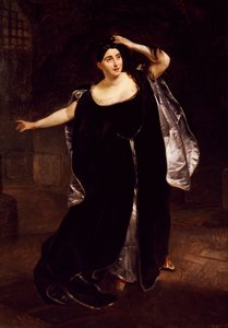 Giuditta Pasta (1797-1865), italienische Sopranistin, in der Wahnsinnsszene von Anna Bolena, aus der Oper von Gaetano Donizetti von Karl Pavlovich Bryullov