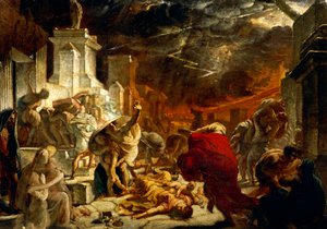Die letzten Tage von Pompeji, 24. August 79 n. Chr. von Karl Pavlovich Bryullov