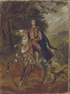 Porträt von Graf Anatole Nikolaievich Demidov, 1. Prinz von San Donato, ca. 1831 von Karl Pavlovich Bryullov