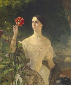Porträt der Gräfin Sophia Bobrinskaya, geb. Samoylova 1797-1866, 1849 von Karl Pavlovich Bryullov