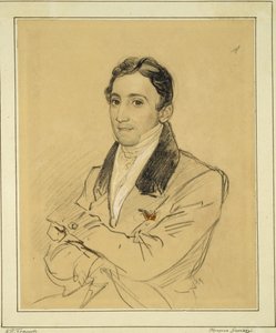 Porträt des Schriftstellers Francesco Domenico Guerrazzi 1804-1873, 1834 von Karl Pavlovich Bryullov