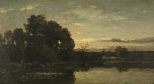 Flusslandschaft, ca. 1880