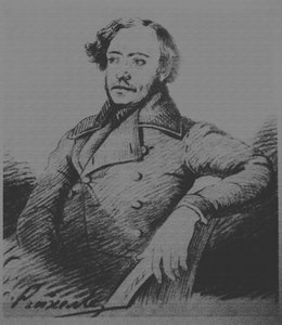 Nikolay Platonovich Ogarev 1813-1877, ca. 1840
