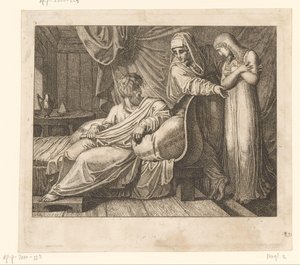 Sara stellt Hagar Abraham vor von Karl Russ