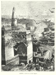 Dorf in Oberägypten von Karl Wilhelm Gentz