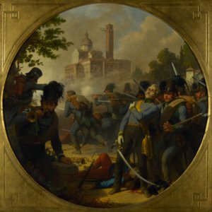 Die Einnahme von Vicenza 1848 von Karl von Blaas