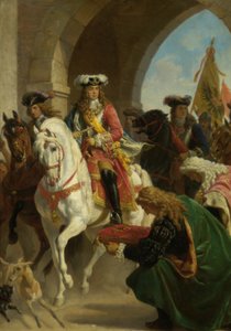 Einzug Karls III. in Madrid 1710 von Karl von Blaas