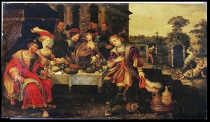 Lazarus am Tisch des reichen Mannes, 1618