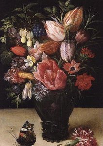 Stillleben mit Blumen, 1620-21