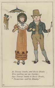 Wie Tommy Snooks und Bessie Brooks von Kate (after) Greenaway