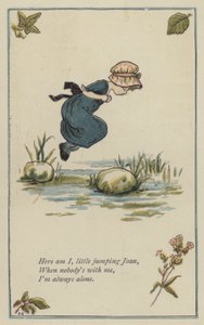 Hier bin ich, kleine hüpfende Joan von Kate (after) Greenaway