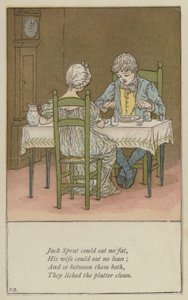 Jack Sprat konnte kein Fett essen von Kate (after) Greenaway