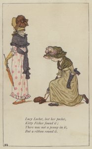 Lucy Locket, verlor ihre Tasche von Kate (after) Greenaway