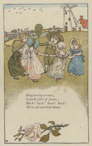 Ring-a-ring-a-roses von Kate (after) Greenaway