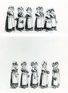 Waisenkinder, ca. 1880 von Kate Greenaway