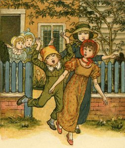Mädchen und Jungen kommen