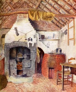 Im Cottage der Chappells in Rolleston von Kate Greenaway