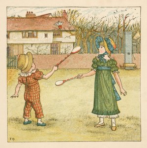 Federball spielen