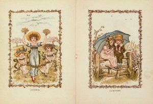 Frühling und Sommer, 19. Jahrhundert von Kate Greenaway