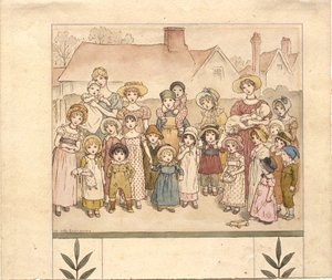 Straßenschauspiel von Kate Greenaway
