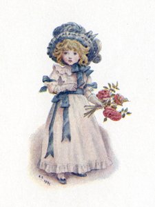 Rosen pflücken von Kate Greenaway von Kate Greenaway