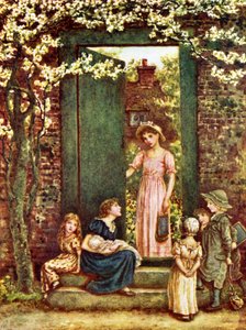 Die offene Tür von Kate Greenaway von Kate Greenaway