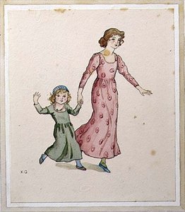 Zwei kleine Mädchen in Partykleidern