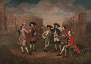 Britische Gentlemen in Rom von Katharine Read