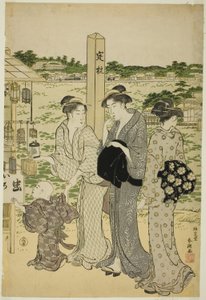 Benten-Schrein im Shinobazu-Teich von Katsukawa Shuncho