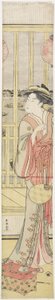Kurtisane Hanao_gi kühlt sich, ca. 1788 von Katsukawa Shuncho