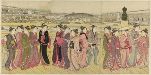 Überquerung der Nihonbashi-Brücke