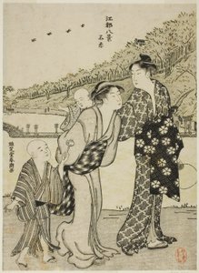 Shinobazu-Teich, aus der Serie "Acht Ansichten von Edo (Koto hakkei)"