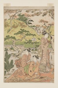 Herbstlaub im Kaianji-Tempel betrachten