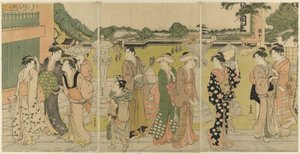 Besuch eines Fudo-Tempels von Katsukawa Shuncho