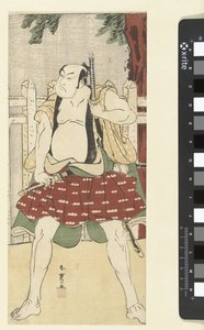 Schauspieler Sakata Hangoro III in der Rolle eines Yakko von Katsukawa Shunei