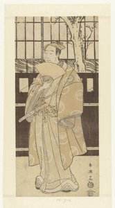 Schauspieler Sawamura Sojuro III als Oboshi Yuranosuke von Katsukawa Shunei