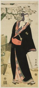 Schauspieler Ichikawa Komazō II als Sukeroku von Katsukawa Shun