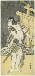 Sakata Hangoro III als Tanba no Suketaro, 1791 von Katsukawa Shun
