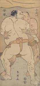 Zwei berühmte Ringer Onogawa und Tanikase, ca. 1795
