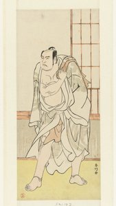 Schauspieler Otani Hiroji III als starker Mann von Katsukawa Shunko