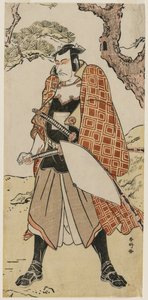 Ichikawa Danjuro V als reisender Krieger, späte 1780er