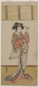 Iwai Hanshiro IV als Oiso no Tora, ca. Mitte der 1770er Jahre von Katsukawa Shunko