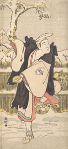 Onoe Matsusuke als Kannen-Butsu oder Bettelmönch, ca. 1790 von Katsukawa Shunko