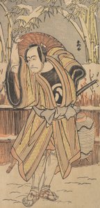 Der fünfte Ichikawa Danjuro als Mann in Winterkleidung