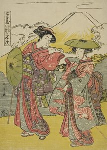 Akt Acht: Brautreise aus dem Stück Chushingura (Schatz der treuen Vasallen), ca. 1779-80