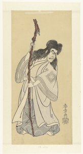 Schauspieler Ichikawa Danjuro IV in der Rolle des Geistes Ki no Natora
