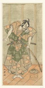 Schauspieler Otani Hiroemon III als Schurke von Katsukawa Shunsho