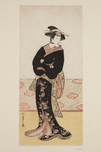 Schauspieler Segawa Kikunojo III als Ohan von Katsukawa Shunsho