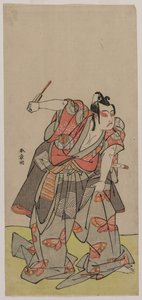 Ichikawa Yaozo II als Soga no Goro, Mitte der 1770er Jahre