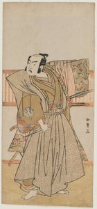 Ichimura Uzaemon IX als Soga no Juro, Mitte der 1770er Jahre